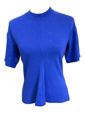 Proenza Schouler Womens Royal Blue T-Shirt Size S NWT